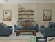 Corinthian Furniture Gateway Blue Sofa-1