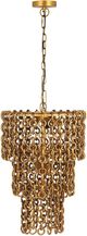 TOV Furniture Nirsa Brass Chain Link Chandelier-0