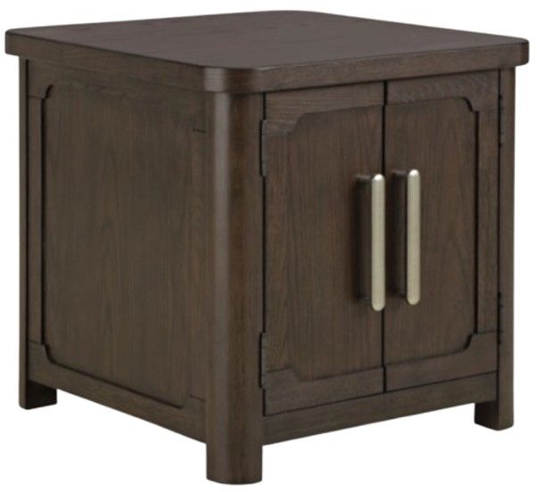 Signature Design by Ashley® Breckington Dark Brown Rectangular End Table-0