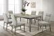 New Classic® Home Furnishings Lennox Gray/Silver Dining Side Chair-1