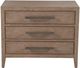 Universal Explore Home™ New Modern Gray Oak Cove Drawer Nightstand-2