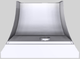 Vent-A-Hood® Designer Series 42" White Wall Mounted Range Hood-4