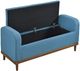 Homelegance® Brigitte Blue Lift Top Storage Bench-4