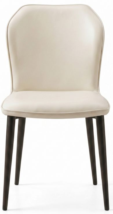 Cramco Vina Matte Black/Pearl Dining Side Chair-2