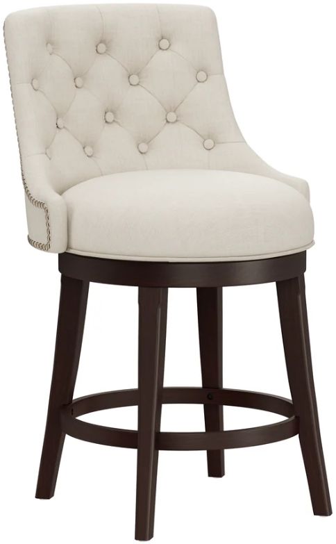 HH2 Home Halbrooke Chocolate/Cream Counter Height Stool-0