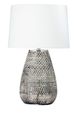Bassett Mirror Rix Distressed Gray/White Table Lamp-0