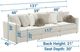 Jackson Furniture Ritzy 3-Piece Bone Sectional -2