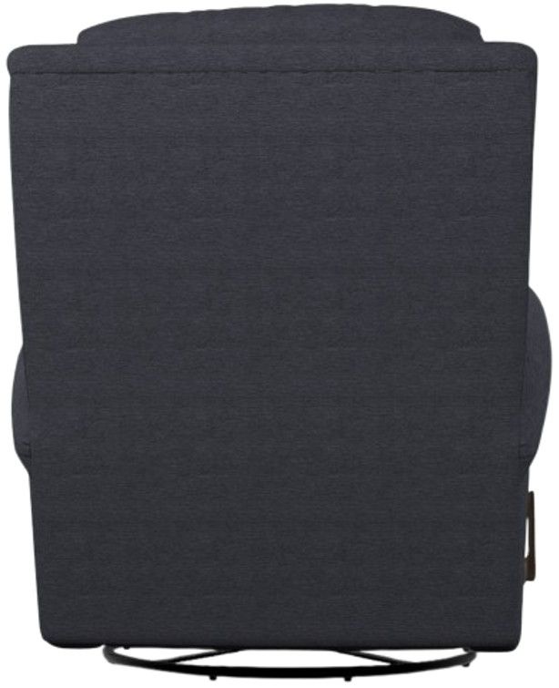 Flexsteel® Minnie Navy Manual Swivel Gliding Recliner-3