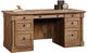 Sauder® Palladia® Vintage Oak® Executive Desk-0