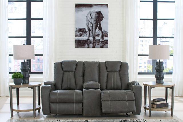 Signature Design by Ashley® Beaux Glider Reclining Loveseat-3