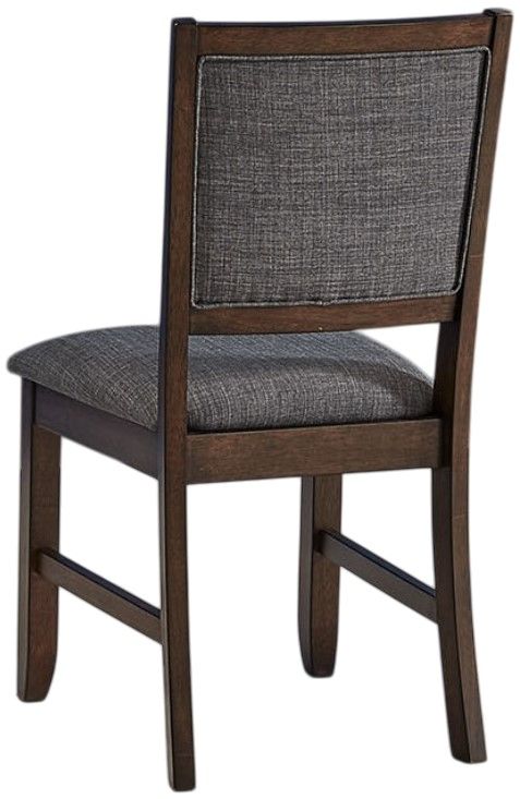 A-America® Chesney Falcon Brown/Gray Upholstered Side Chair-2