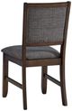 A-America® Chesney Falcon Brown/Gray Upholstered Side Chair-2