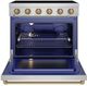 Thor Kitchen® Gordon Ramsay 36" Stainless Steel/Bronze Freestanding Pro Style Electric Range-1