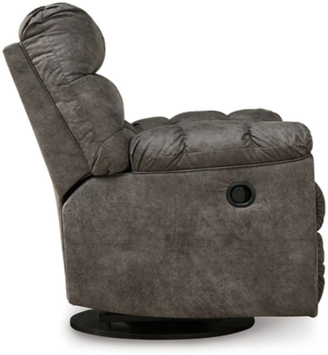 Signature Design by Ashley® Derwin Concrete Swivel Glider Recliner-3