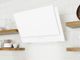 Zephyr Designer Collection Apex 36" Matte White Glass Wall Mounted Range Hood-5