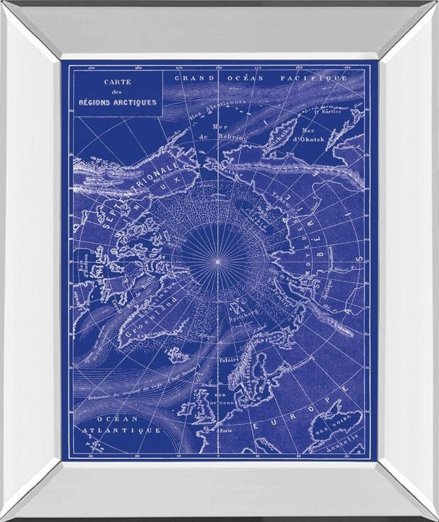 Classy Living Vintage Collection Arctic Map Wall Art-0