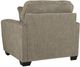 Benchcraft® Olten Mocha Chair and a Half-3