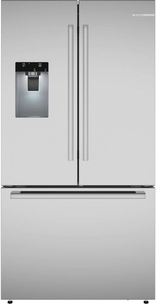 Bosch® 500 Series 36" 26 Cu. Ft. Anti-Fingerprint Stainless Steel French Door Refrigerator