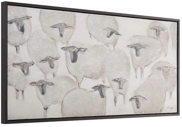 Renwil® Shah Dark Gray Wall Art-1