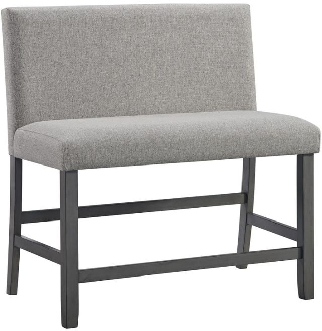 Elements International Seneca 8-Piece Gray Counter Dining Set-3
