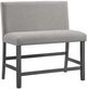 Elements International Seneca 8-Piece Gray Counter Dining Set-3