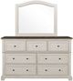 TEI Vintage Estates Brown/White Dresser-4