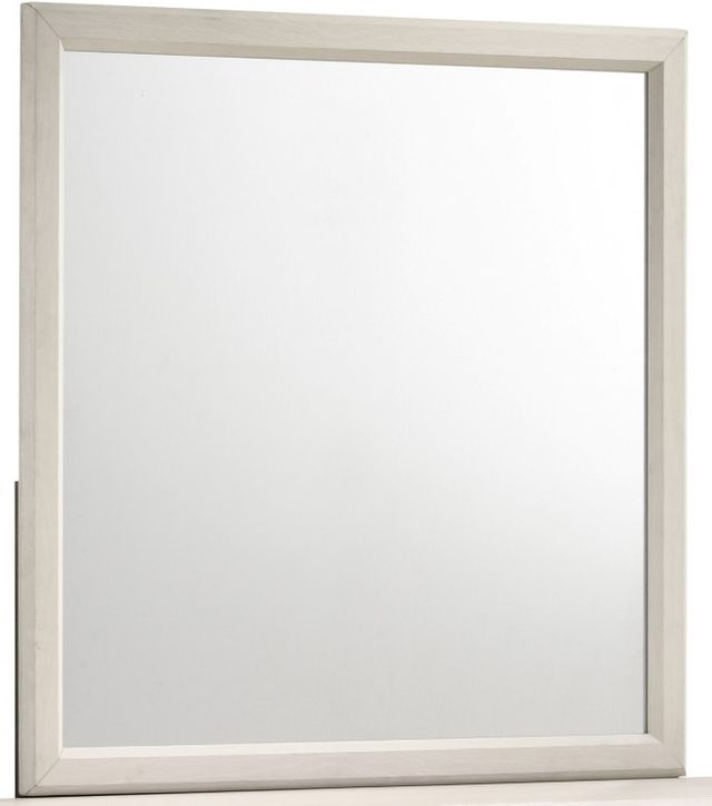 Crown Mark Charlie White Dresser Mirror-0