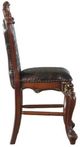 ACME Furniture Picardy 2-Piece Chocolate/Honey Oak Counter Chair Set-3