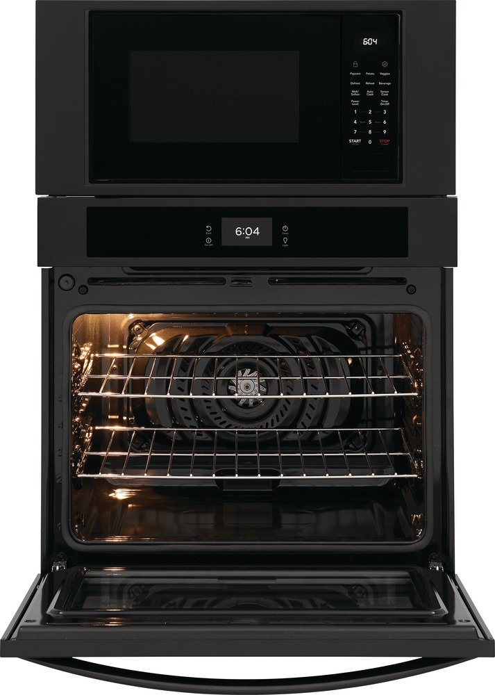 Frigidaire 30" Black Oven/Microwave Combo Electric Wall Oven - Thumbnail 3