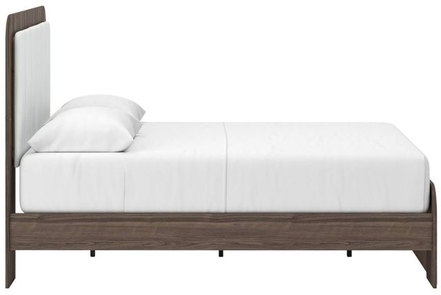 Signature Design by Ashley® Kendanport Brown-White Queen Upholstered Panel Bed-3