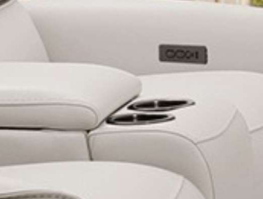 Furniture of America® Phineas Beige Power Reclining Loveseat-2