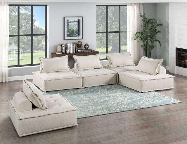 Homelegance® Inman 5-Piece Beige Modular Sectional-1