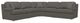 La-Z-Boy® Alani 5-Piece Iron Sectional-0