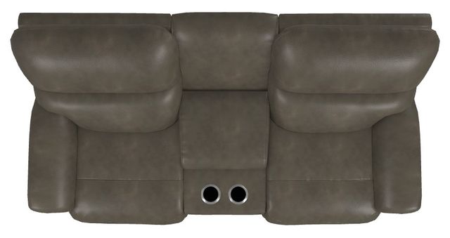 La-Z-Boy® Brooks Slate Manual Reclining Loveseat with Console-4