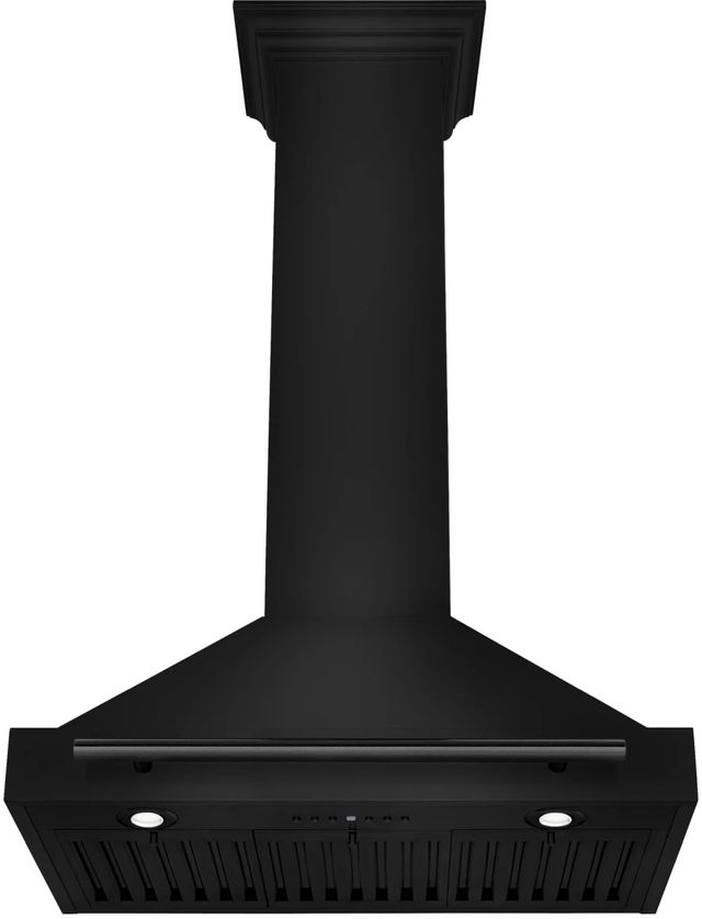 ZLINE 30" Black Stainless Steel Wall Mounted Range Hood-3
