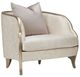 Michael Amini® Malibu Crest Chardonnay/Cloud White Chair-0