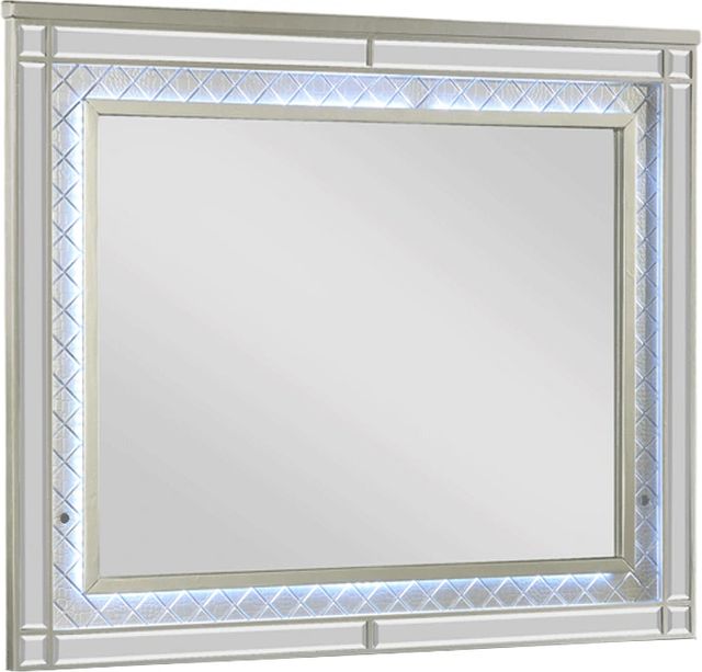 Crown Mark Christian Champagne Dresser Mirror-0