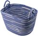 A & B Home Set of 2 Blue/White Baskets-4