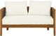 Linon St. Lucia 2-Piece Beige/Brown Acacia/Fabric Outdoor Conversation Set-3
