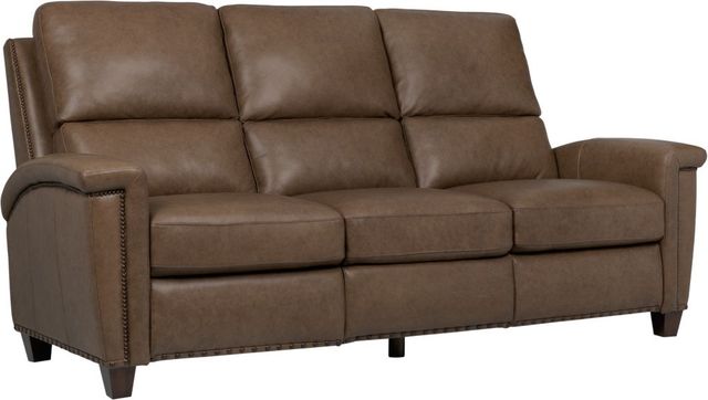 Hooker® Furniture Ready-Made Upholstery Julian Rowe Chocolate Power Reclining Sofa with Power Headrest-0
