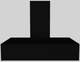 Vent-A-Hood® 42" Black Contemporary Wall Mounted Range Hood-0
