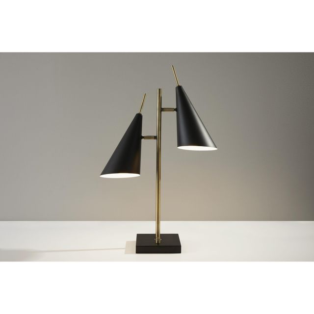 Adesso® Owen Black Table Lamp-1