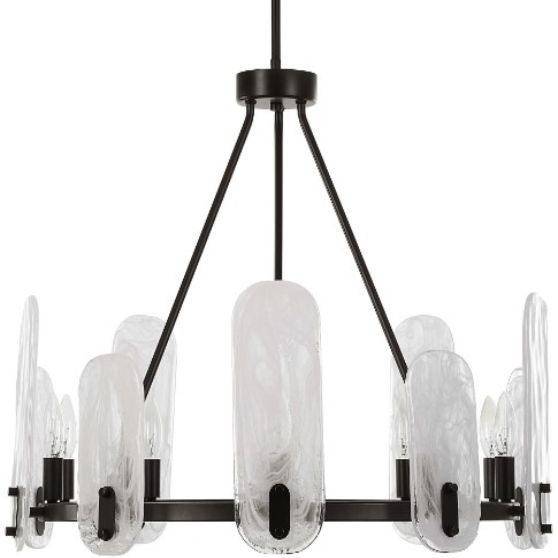 Uttermost® Ellipse Dark Bronze 10-Light Chandelier-3