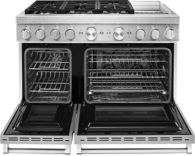 KitchenAid® 48" Stainless Steel Pro Style Dual Fuel Range-1