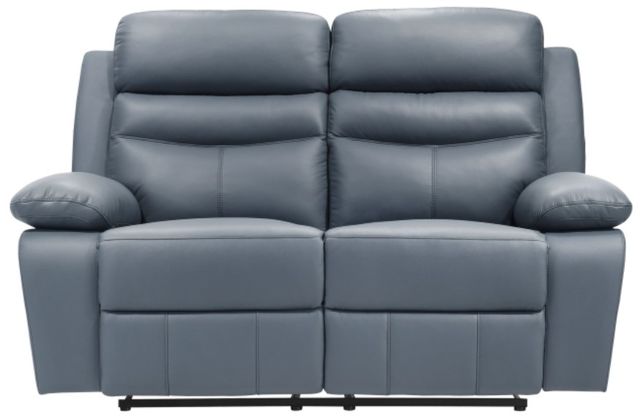 Homelegance® Hancock Blue Double Manual Reclining Loveseat-2