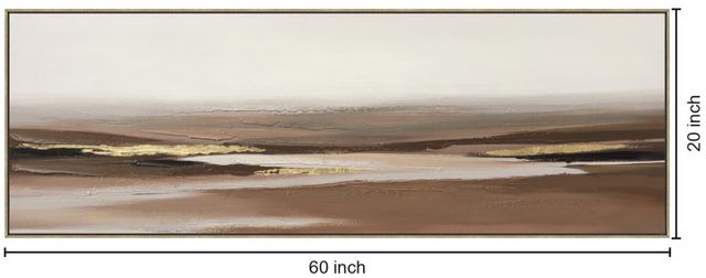 Classy Living Organic Brown Horizons Wall Art-2