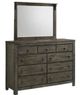 American Wholesale Furniture Cassidy 3-Piece Dark Vintage Gray Queen Bedroom Set-2