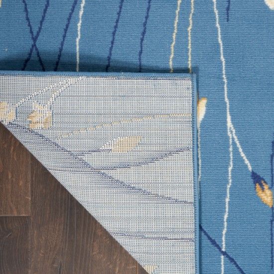 Nourison Home™ Grafix Light Blue 5'x7' Area Rug-2
