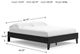 Signature Design by Ashley® Finch Black Queen Platform Bed-5
