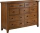 Elements International Gage 3-Piece Chestnut Queen Storage Sleigh Bedroom Set-3